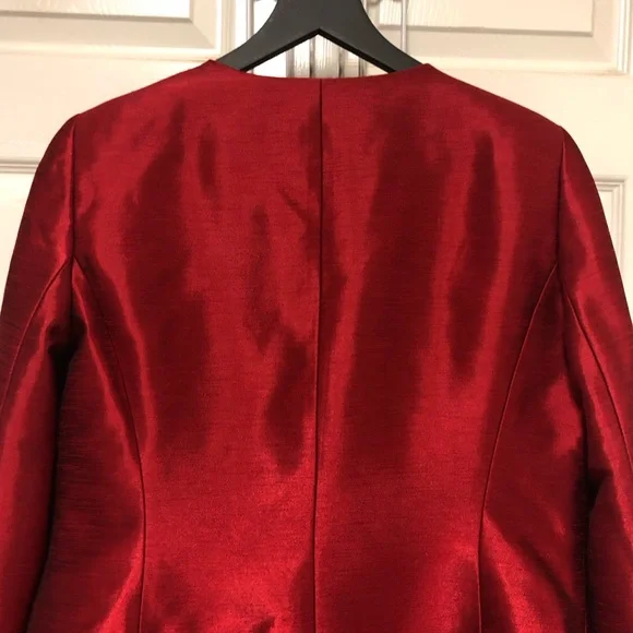 KASPER Two Piece Formal Cranberry Women’s Suit - Picture 10 of 15